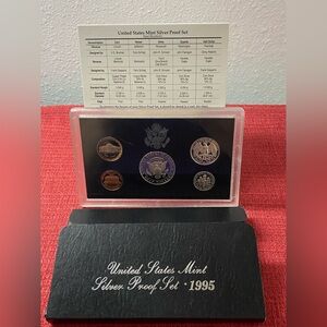 United States Mint Silver Proof Set 1995